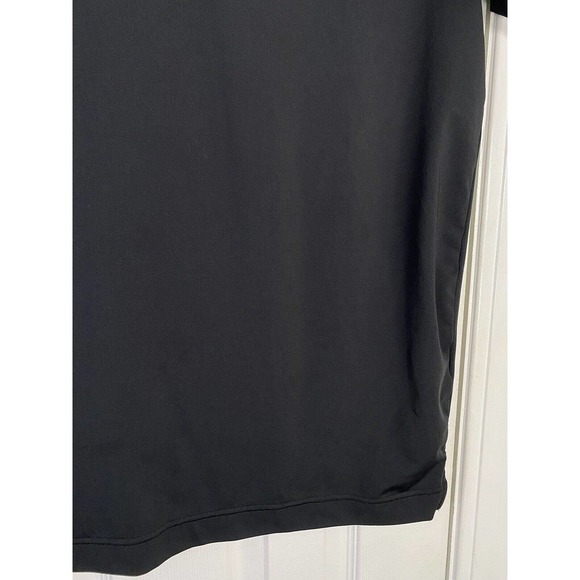 USAG U Suck at Golf Mens Performance Stretch Polo Shirt Size Large Black‎ - Picture 2 of 9